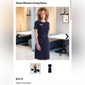 Lands' End Women's Cargo Dress - Navy